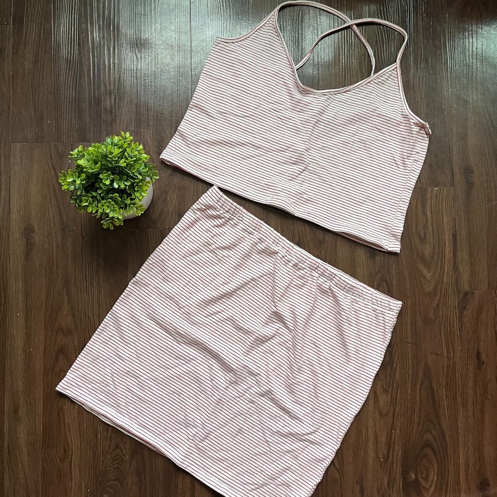 Two Piece Skirt and Tank Top Set
